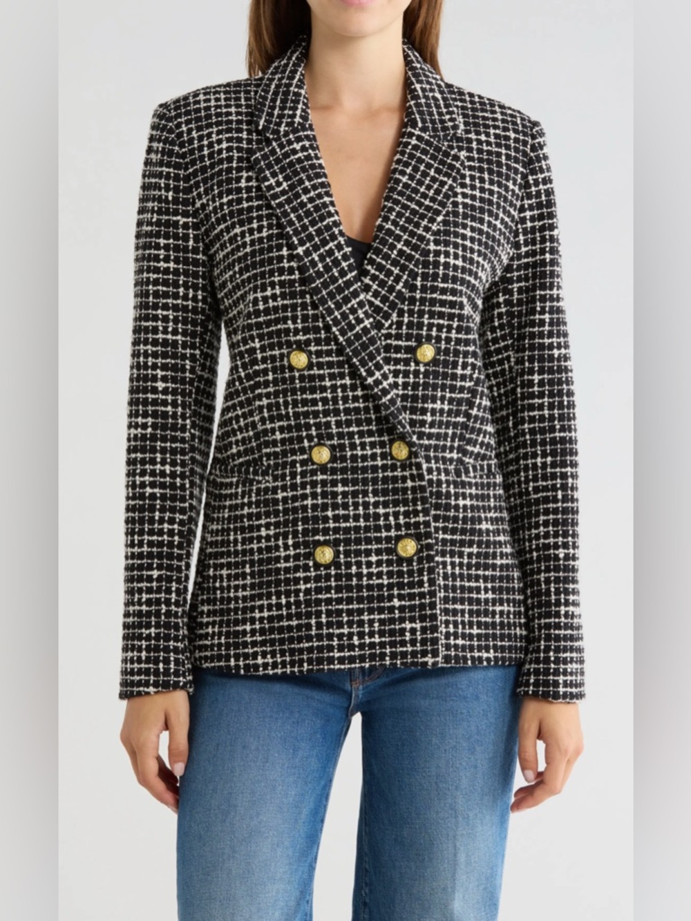 L'AGENCE Colin Double Breasted Blazer Sz 10 - NWT $725